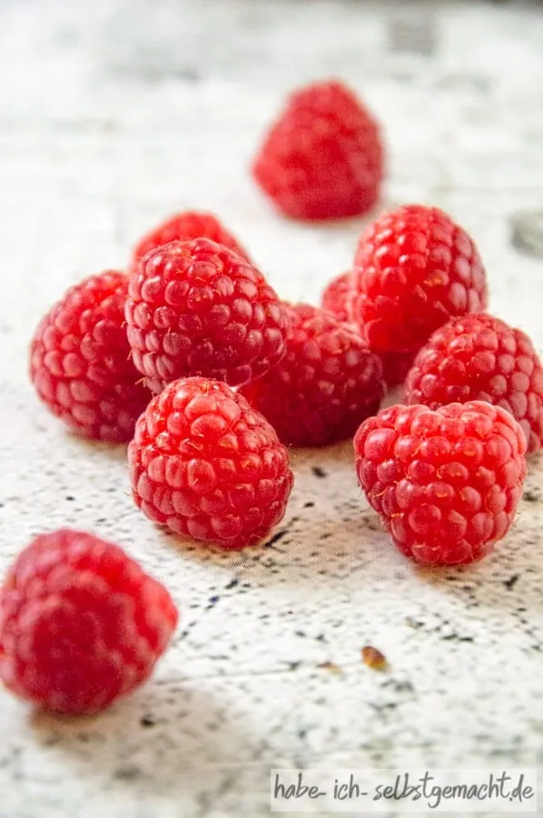 Frische Himbeeren