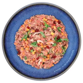 Frische Zutaten für Welpenfutter: Rohkost Huhn