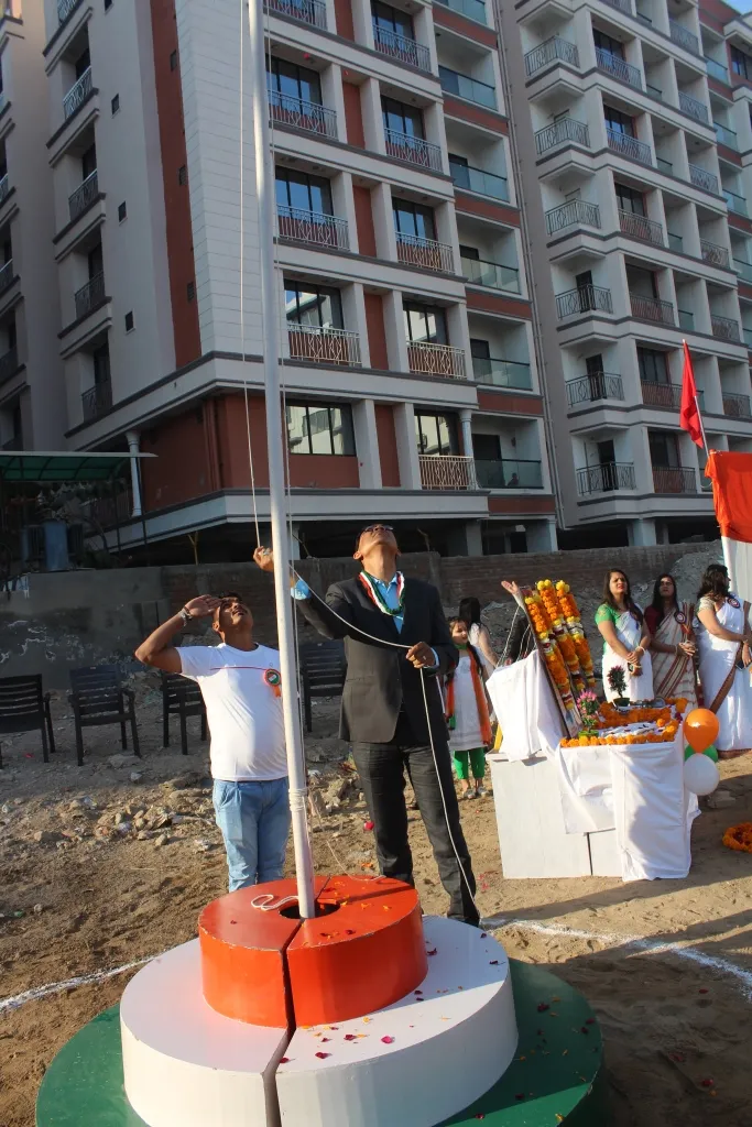 Fröhliche Stimmung bei nationalen Festlichkeiten in Deutschland