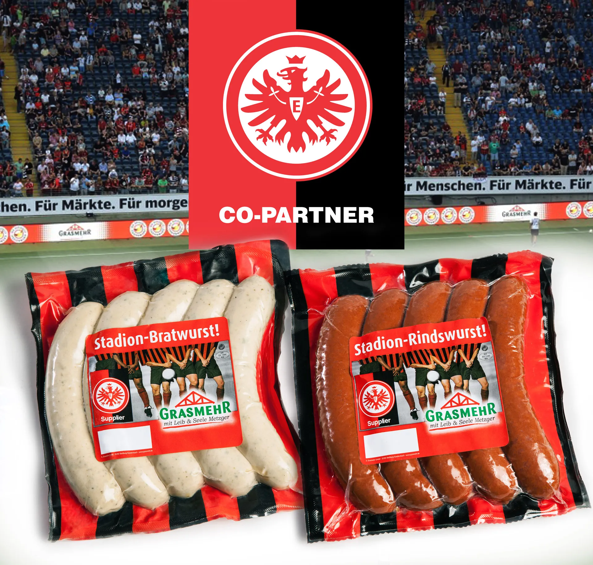 Fußballfans im deutschen Stadion, mit Blick auf das Spielfeld und die begeisterte Menge