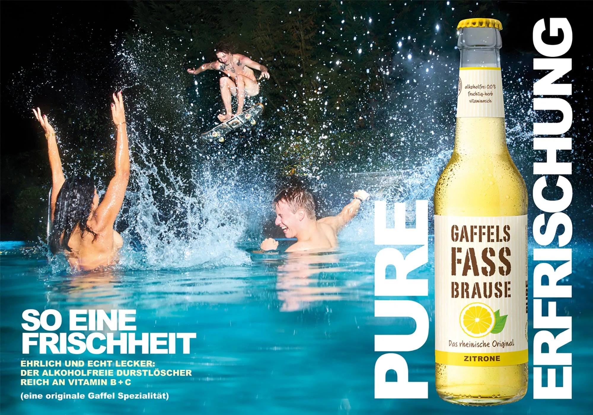 Gaffel Fassbrause Pure Erfrischung 2022 Kampagnen Motiv