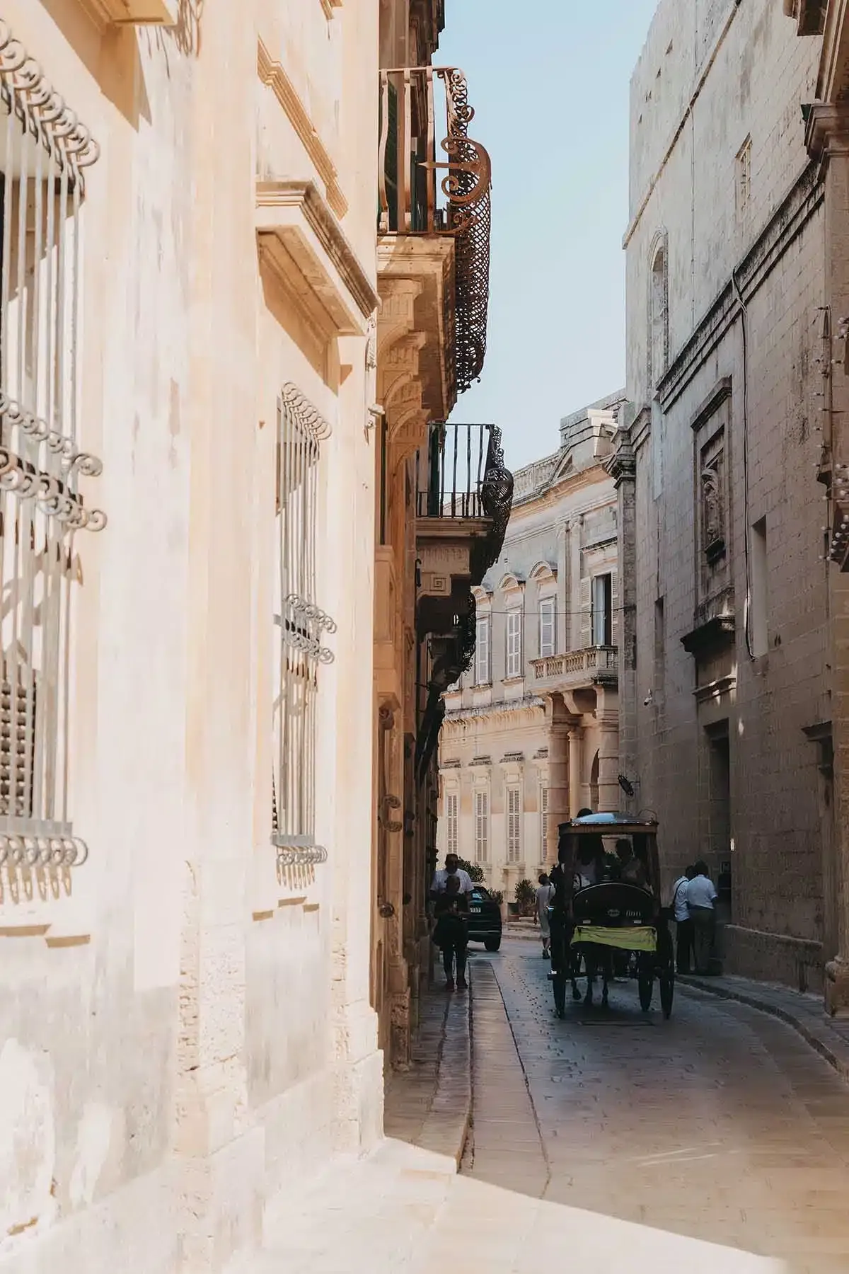 Gassen von Mdina Malta