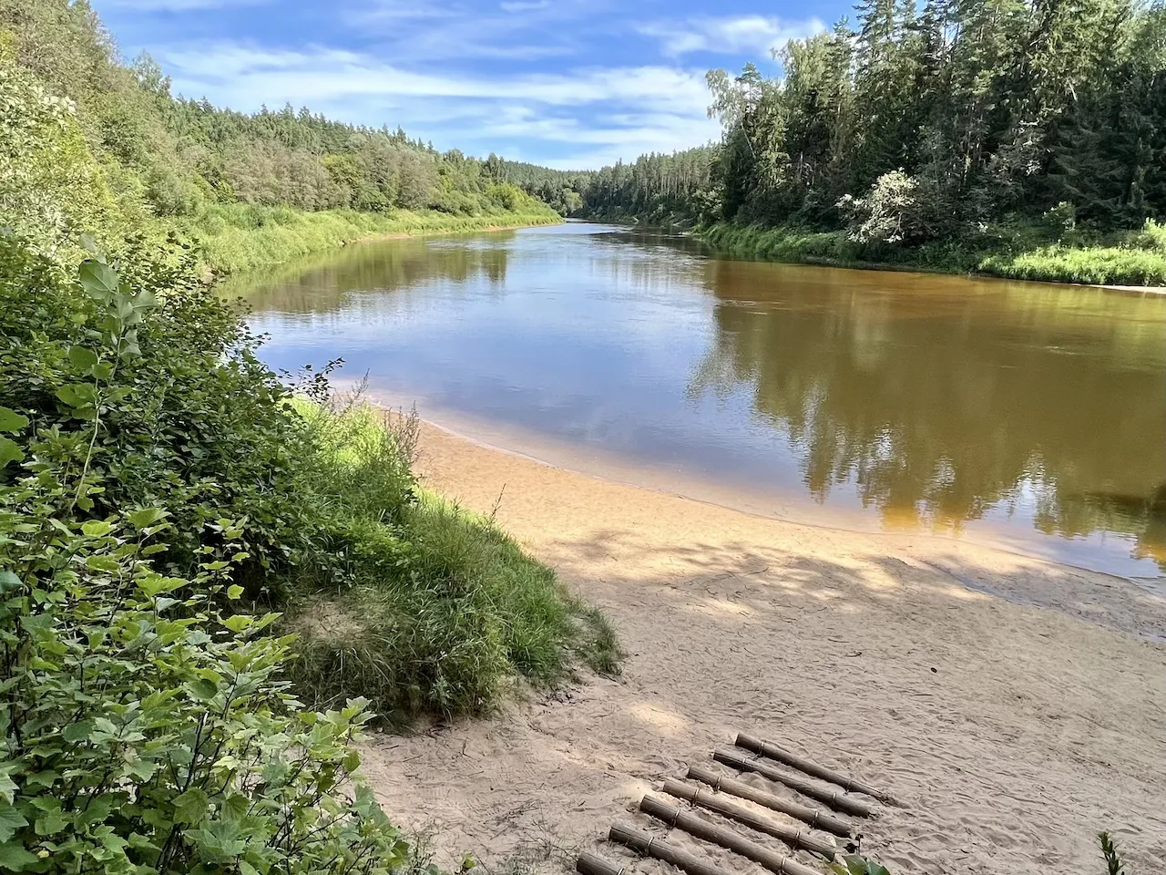 Gaujas Nationalpark Felsformationen