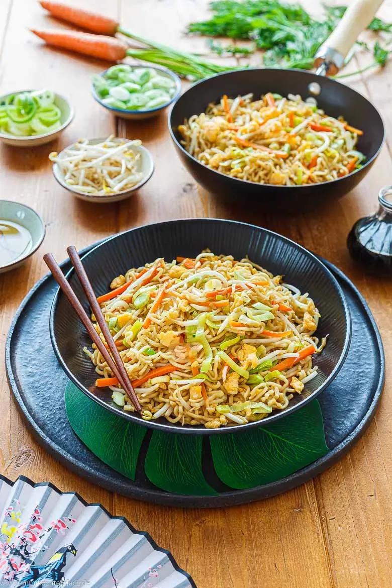 Gebratene chinesische Nudeln als beliebtes Gericht in Deutschland