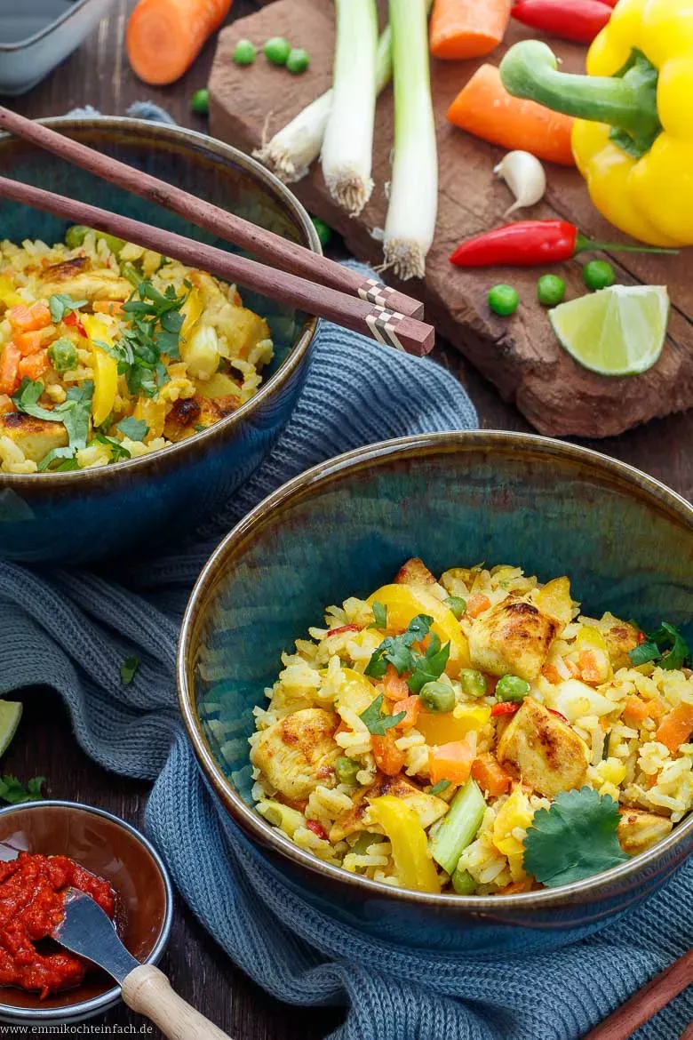 Gebratener Reis mit Ei