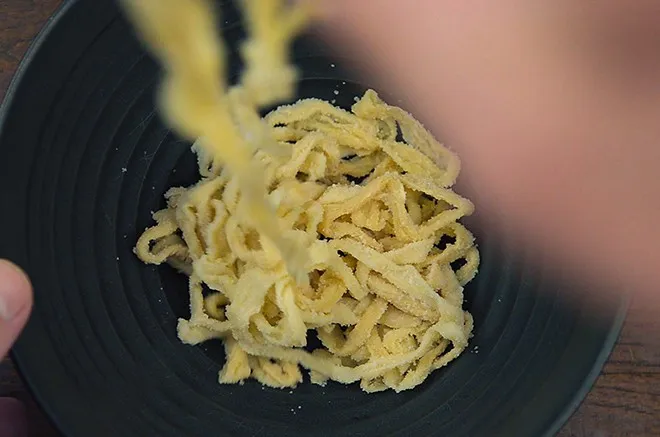 Gekühlte Schweinedärme, vorbereitet für Bratwurst Rezepte