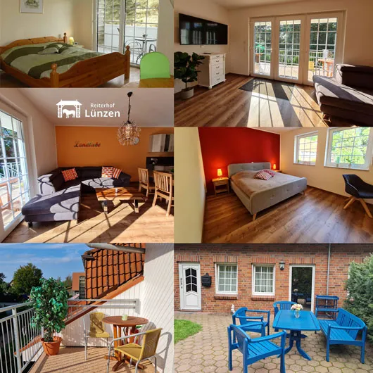 Gemütliche Ferienwohnungen und Zimmer für Familienurlaub in Lünzen, Norddeutschland