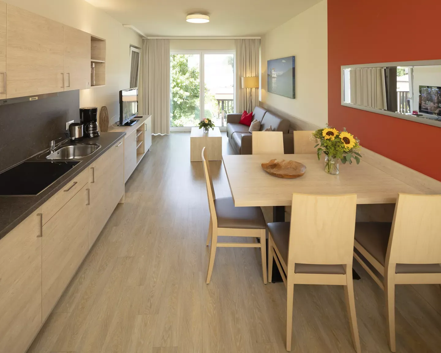 Gemütliches Appartement mit Schlafbereich für Familien in Krumpendorf