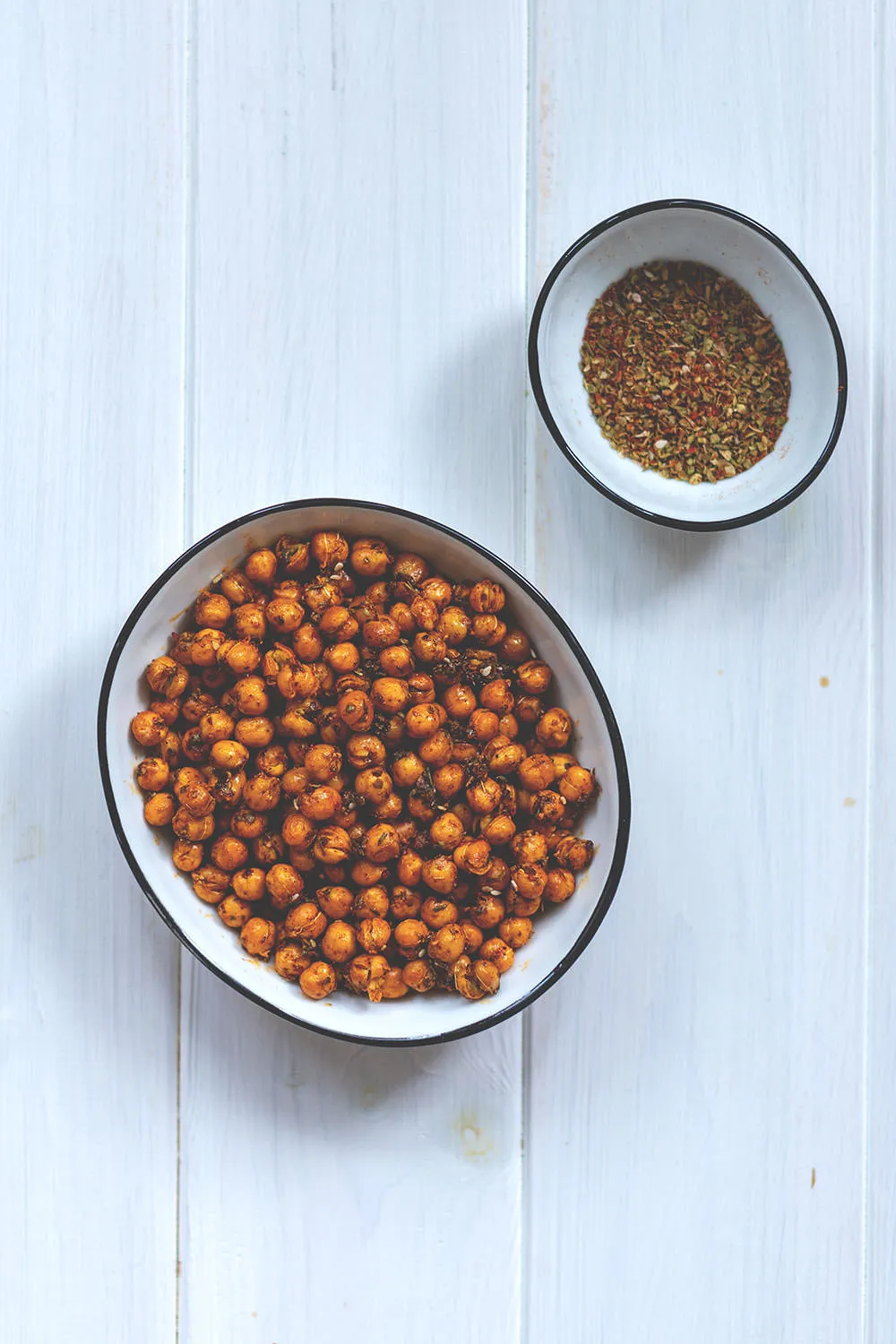 Geröstete Kichererbsen aus dem Airfryer als würziger und gesunder Snack