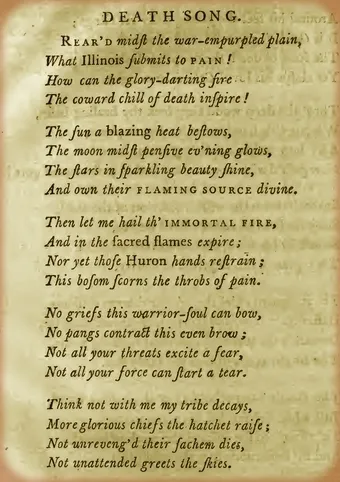 Gescannte Liedtexte von Sarahs Publikation