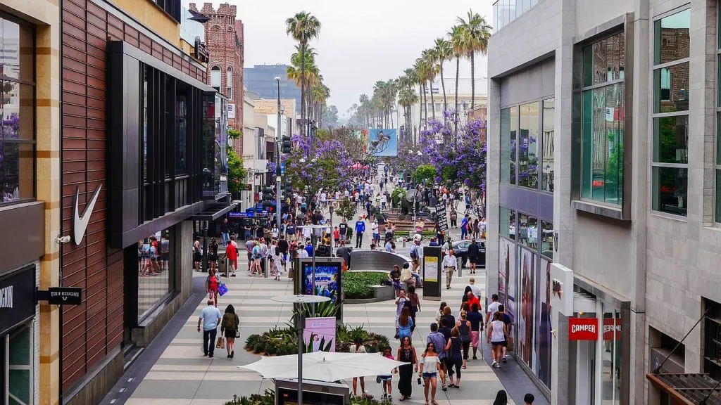 Geschäfte in der Third Street Promenade