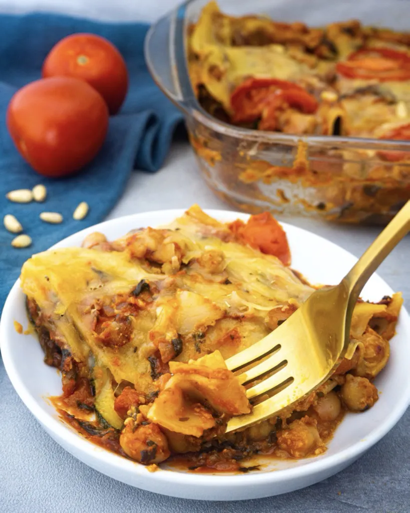 Gesunde Gemüse Lasagne