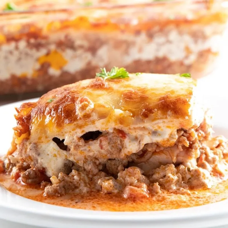 Gesunde Keto Lasagne ohne Kohlenhydrate mit einfacher Zubereitung