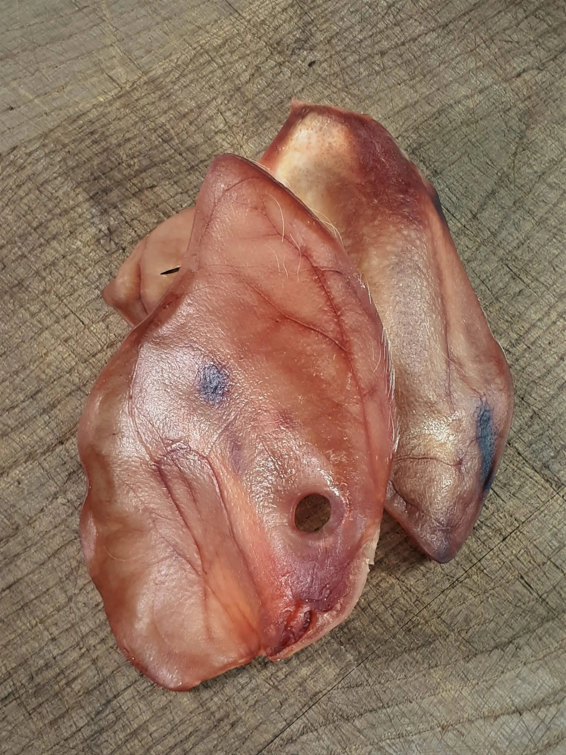 Getrocknete Schweineohren für Hunde