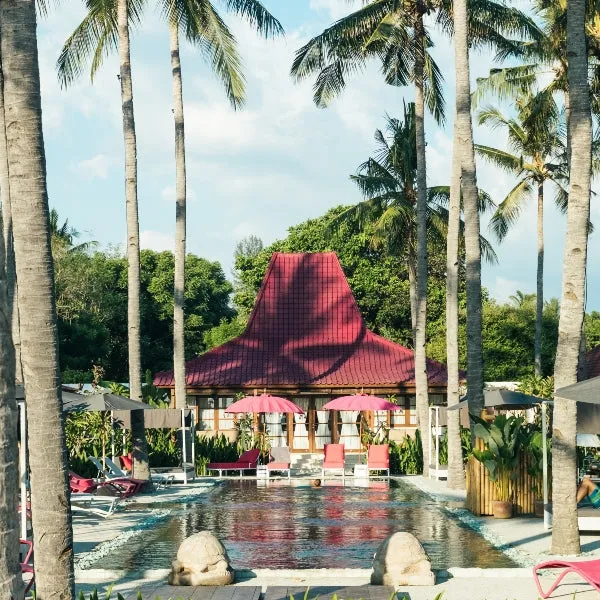 Gili Inseln mit türkisfarbenem Wasser und weißen Sandstränden