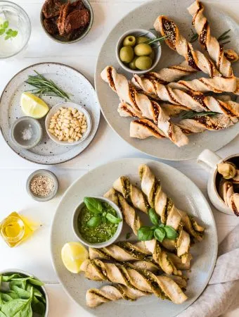 Glutenfreie Pizza-Sticks