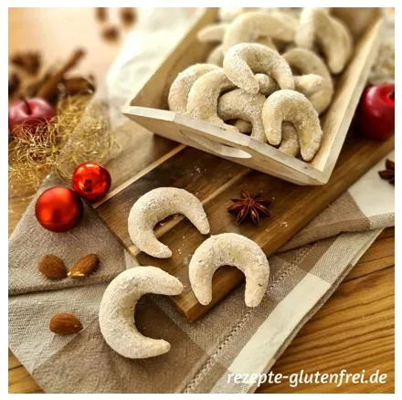 Glutenfreie Vanillekipferl