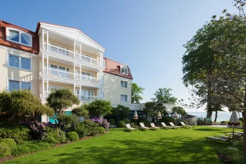 Golfhotel auf Usedom mit Blick auf das Meer