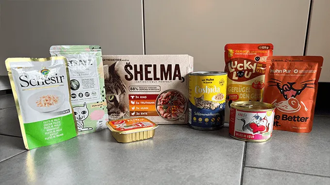 Grafik: Bewertungskriterien für Nassfutter im Test.