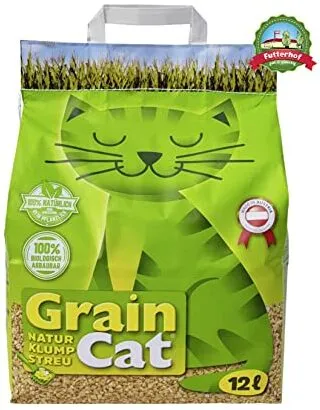 Grain Cat Natur Klumpstreu in der Packung