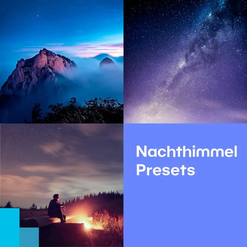 Gratis Nachthimmel-Presets für Zoner Photo Studio zur Optimierung von Sternenbildern