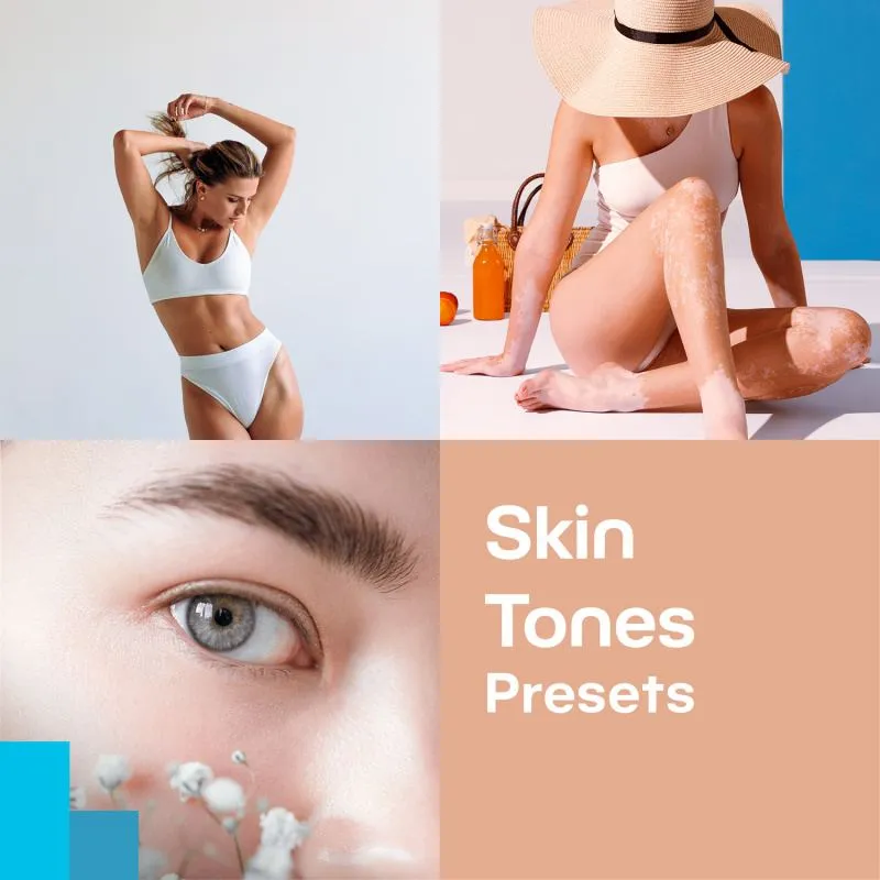 Gratis Skin Tones-Presets für Zoner Photo Studio für natürliche Hautfarben