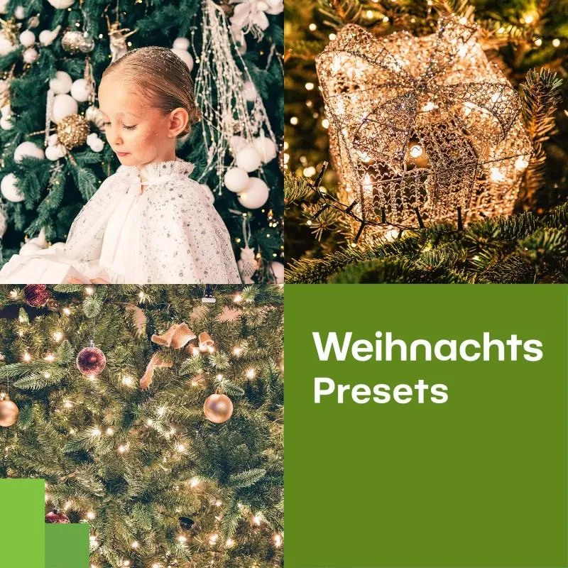 Gratis Weihnachts-Presets für Zoner Photo Studio für festliche Lichter und Weihnachtsbäume