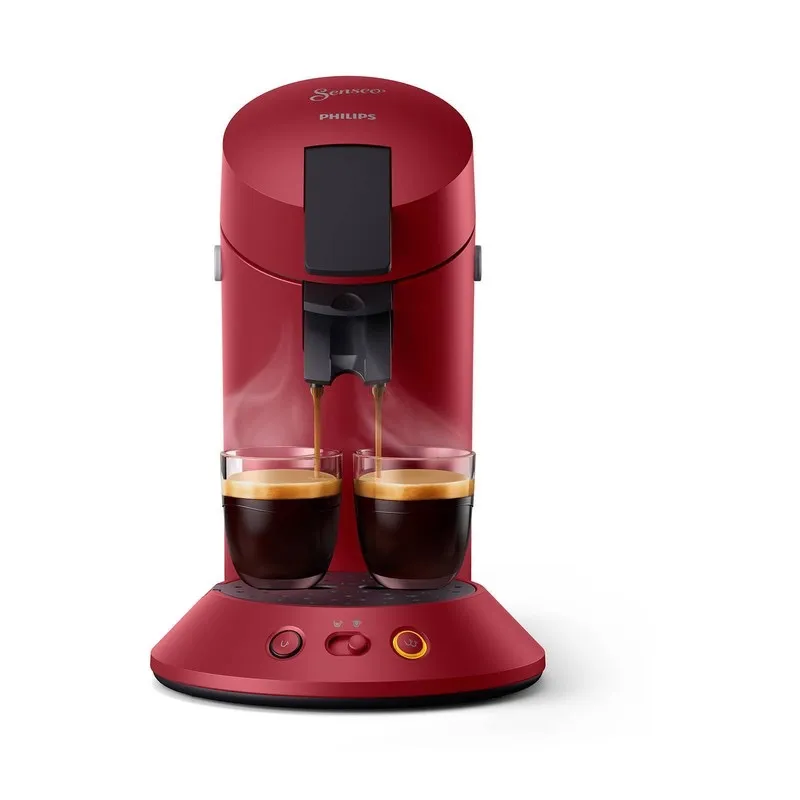 Graue Senseo Kaffeemaschine, 700 Watt, ideal für Reisen und autarken Kaffeegenuss in Deutschland