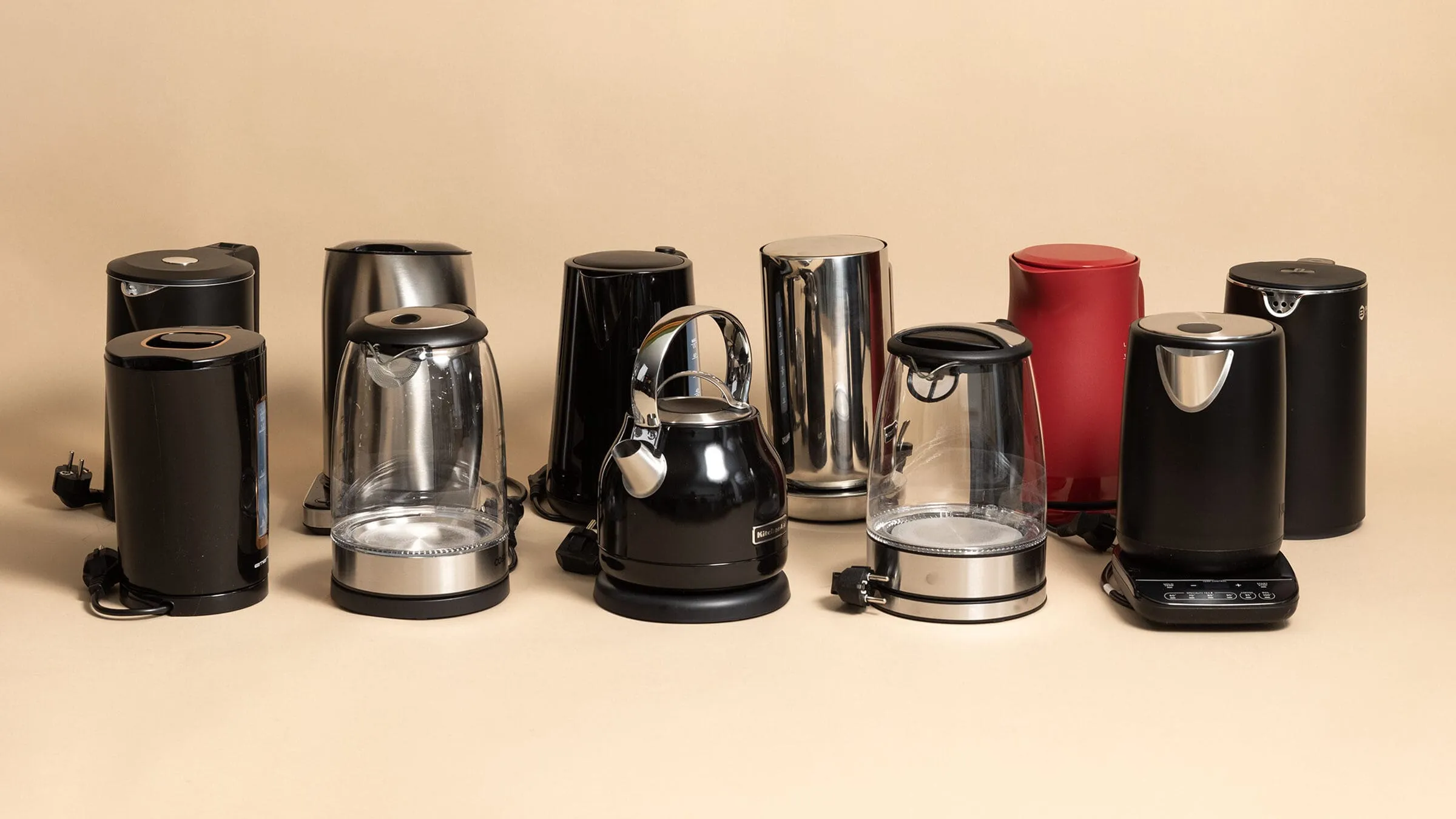 Große Auswahl an Wasserkochern im Test