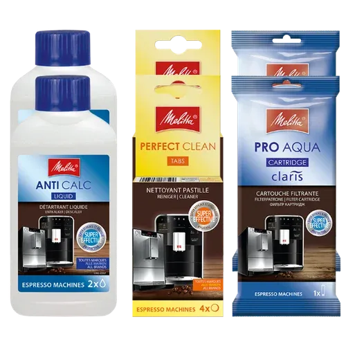 Großes Reinigungsset für Vollautomaten ohne Milchsystem