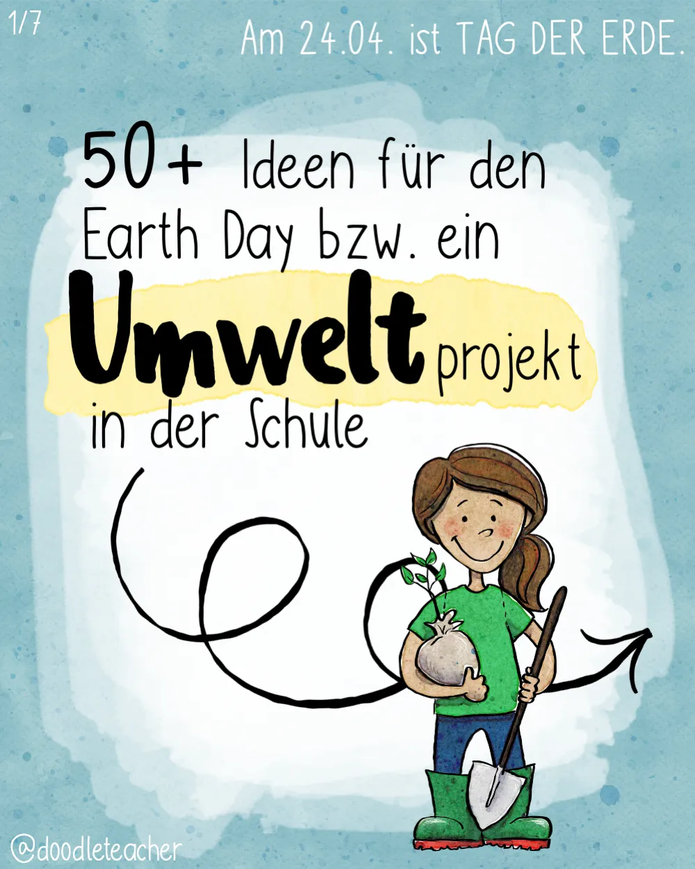 Grüner Planet Erde mit einem Blatt