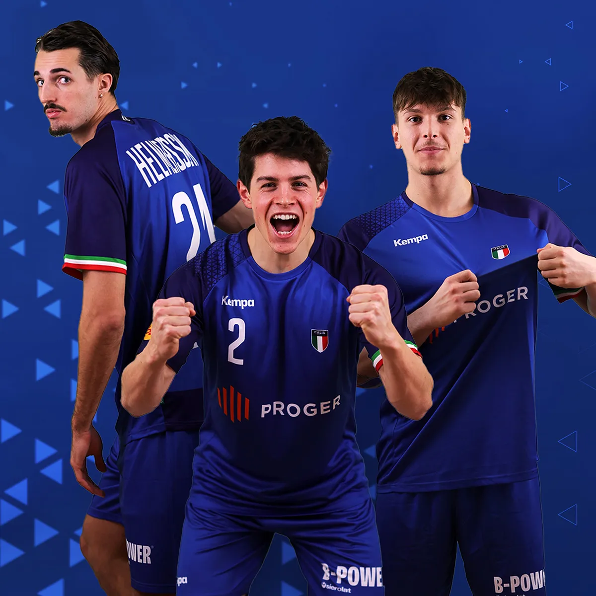 Gruppe von FIGH Heimtrikots Männer 2025, Detailansicht