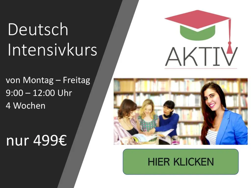 Gruppe von Schülern in einem Deutsch Intensivkurs, lernt Grammatik für Futur Bildung