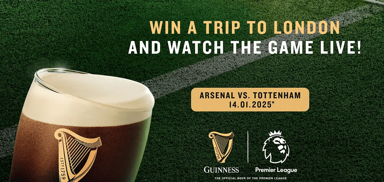 Guinness - London-Trip gewinnen 