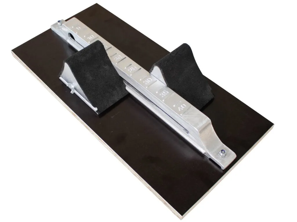 Hallenstartblock mit rutschfester Unterseite für den Einsatz in der Sporthalle