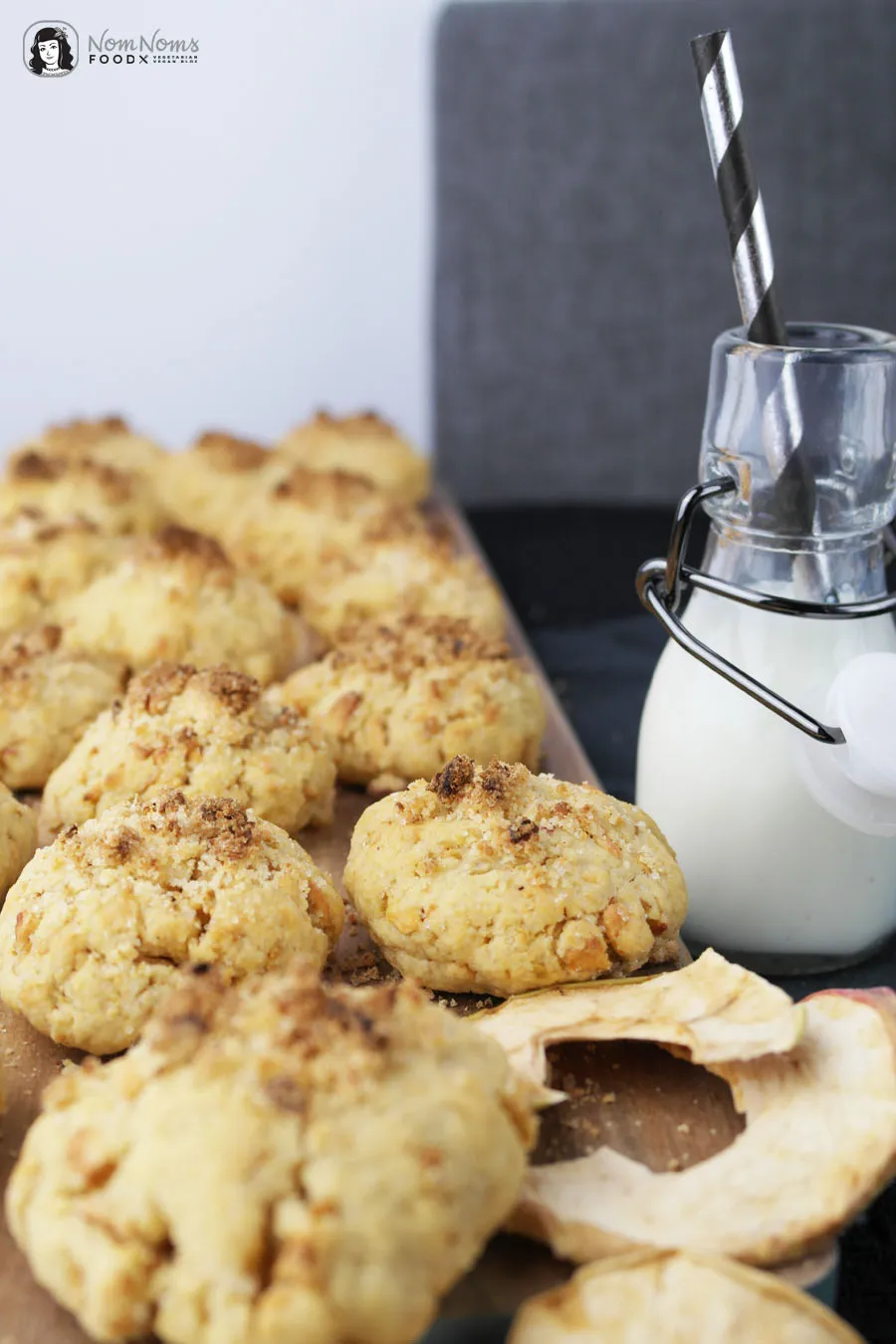 Hausgemachte Apfel-Streusel-Kekse: Einfach, schnell und lecker