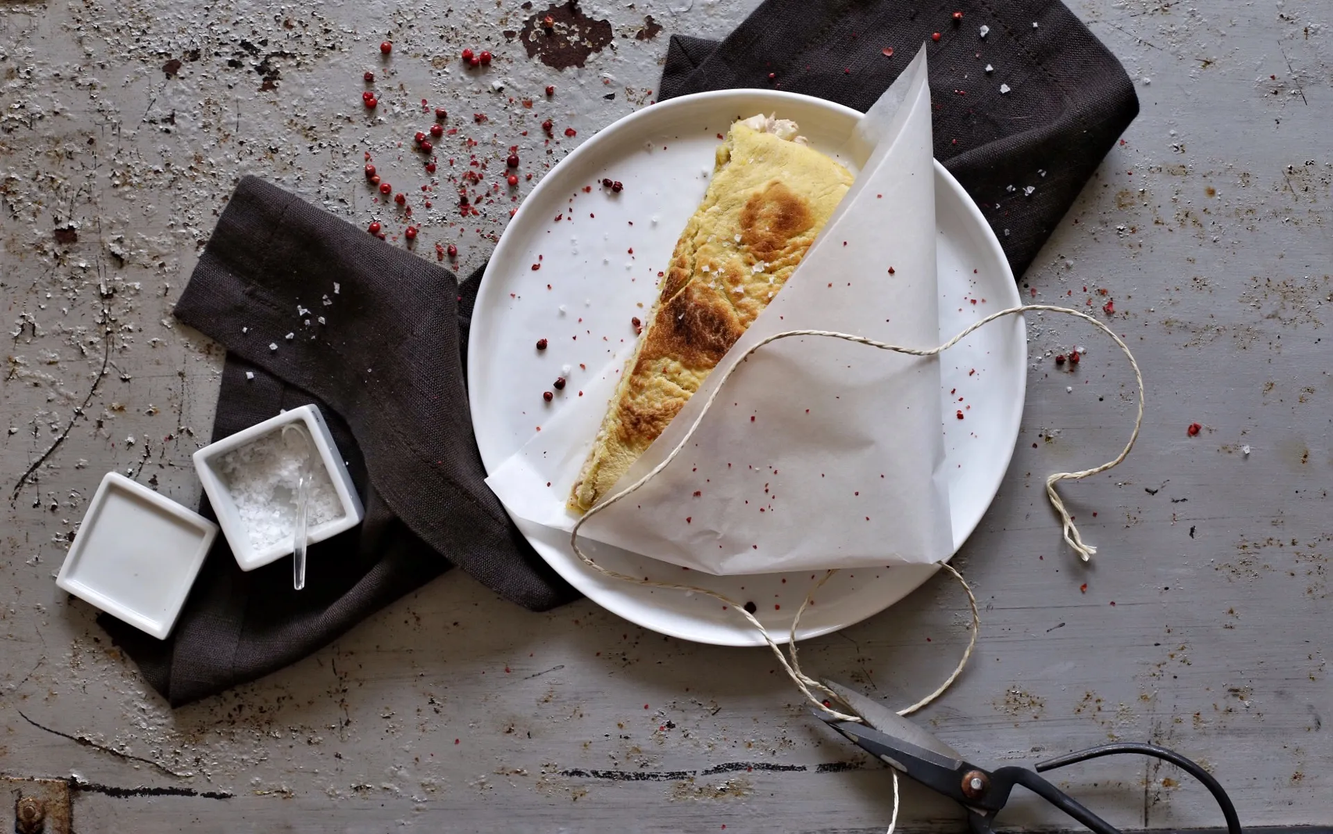 Hausgemachte Piadina mit cremiger Thunfischfüllung