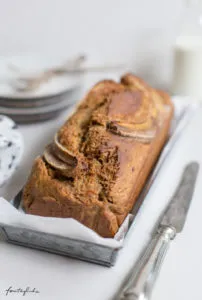 Hausgemachtes veganes Bananenbrot, ein Favorit für die ganze Familie