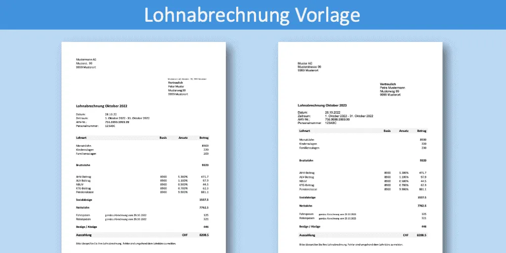 Headergrafik zur Excel-Lohnabrechnungsvorlage