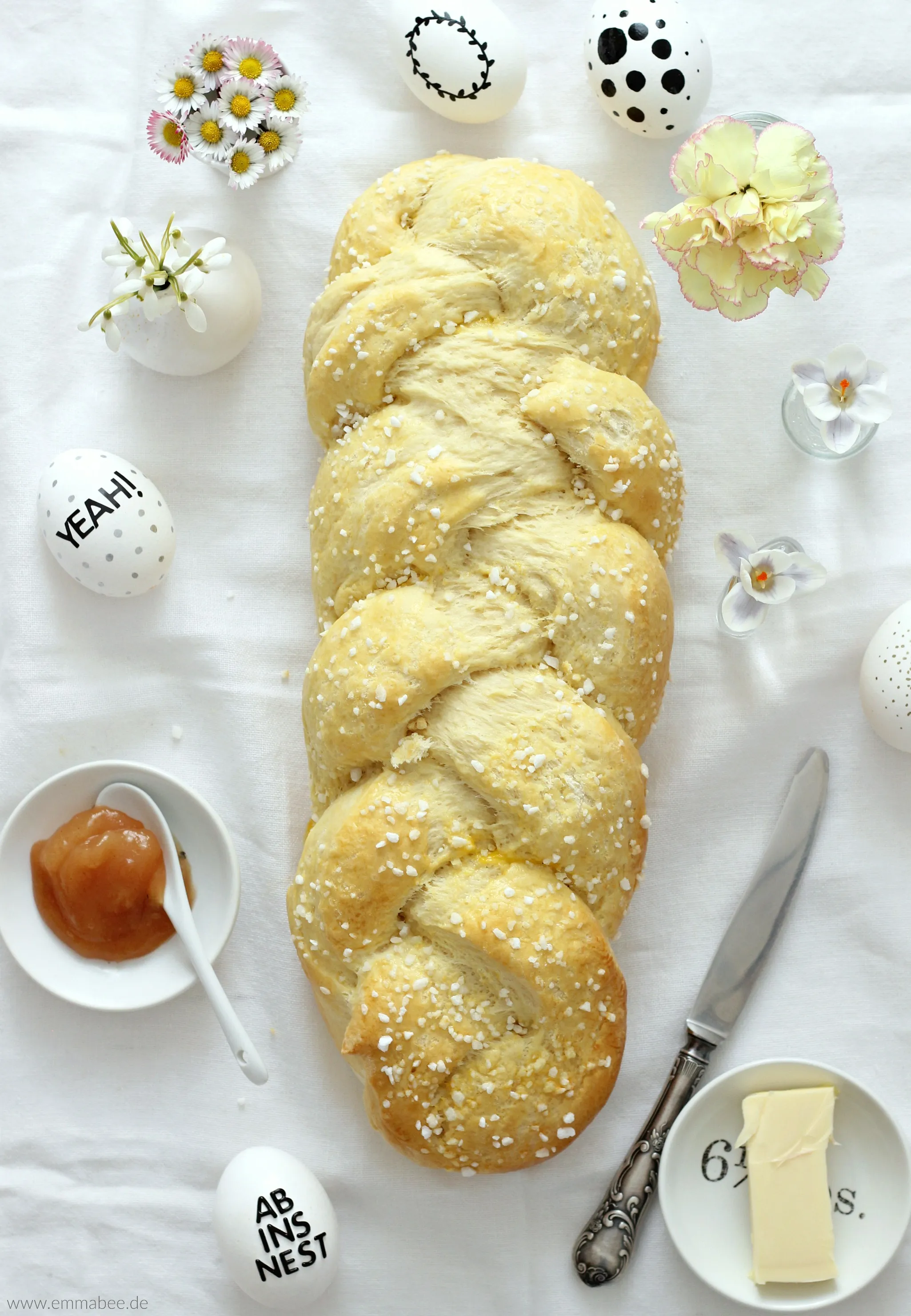 Hefezopf Vorteig im Aufgehen