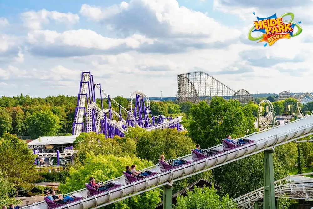 Heide Park Resort einer der grössten Freizeitparks in Deutschland