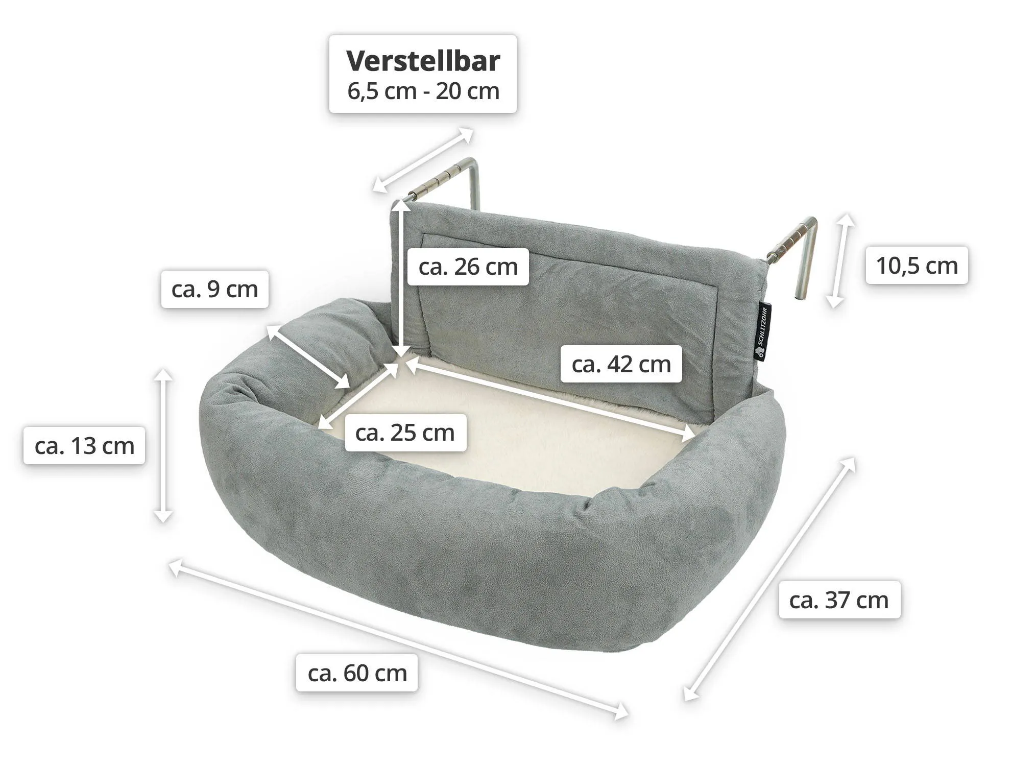 Heizungsliege Murphy Maße