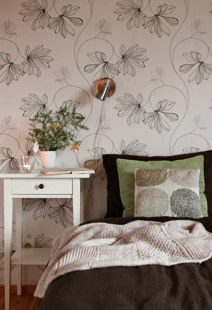 Helle Einrichtung in einem Ferienhaus