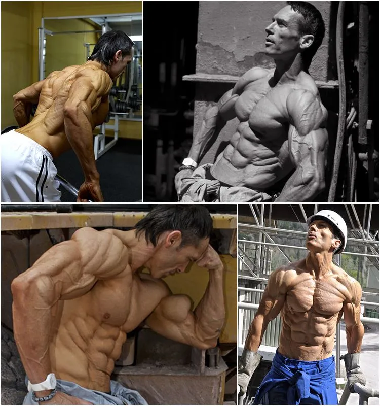 Helmut Strebl mit seiner beeindruckenden Physis