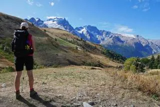 Herbstwandern im Banne der Meije (3984 m), Foto: Jonas Kassner
