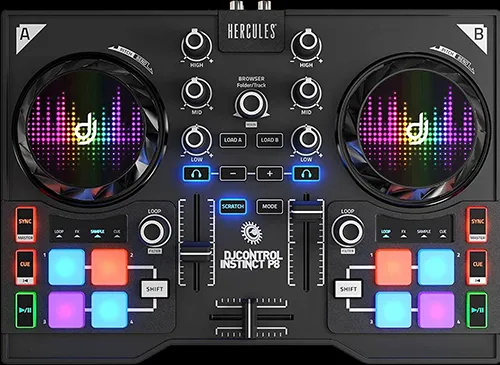 Hercules DJ Control Instinct P8 Controller