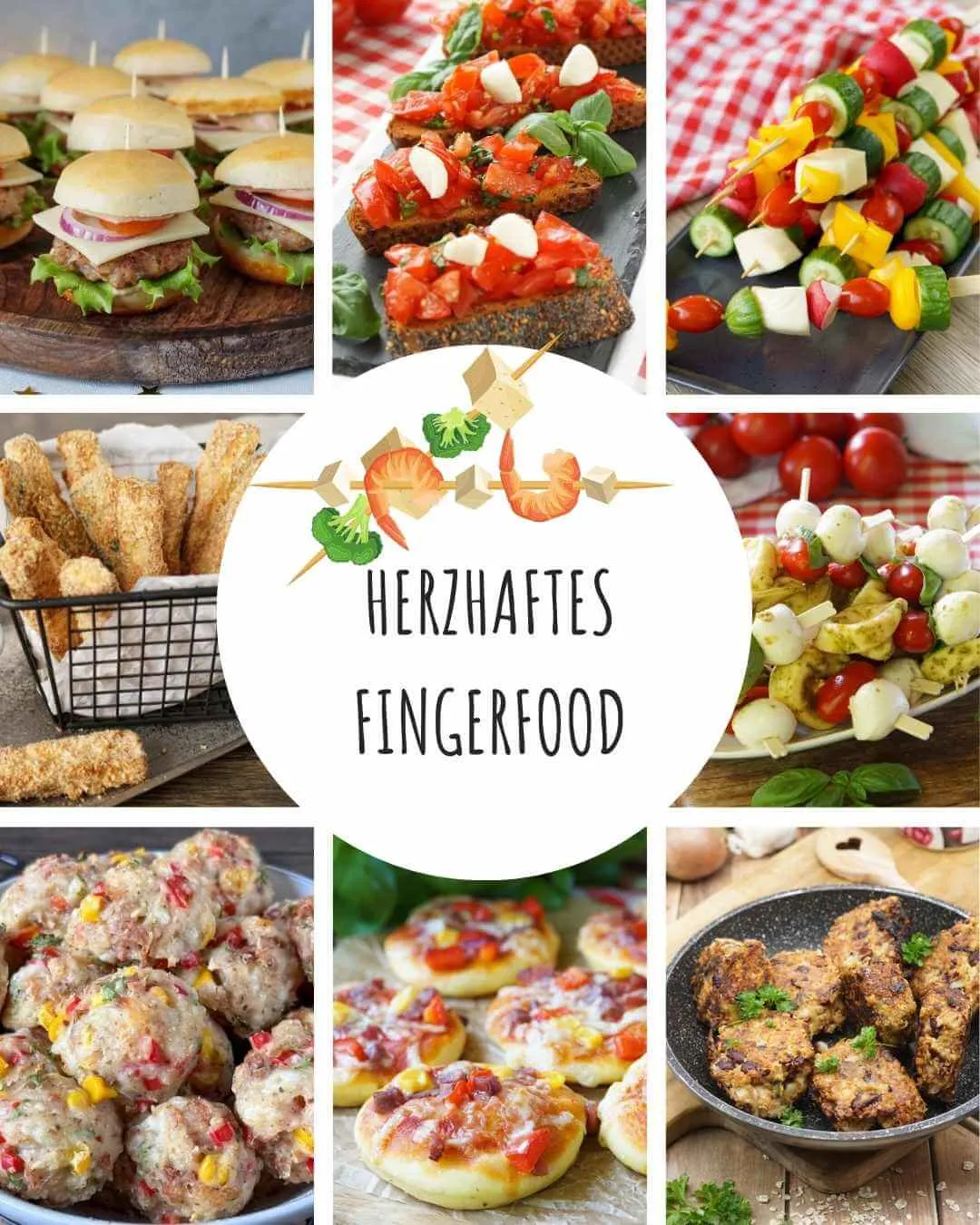 Herzhaftes Fingerfood, ideal für Partys und geselliges Beisammensein