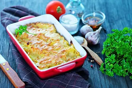 Herzhaftes Kartoffelgratin