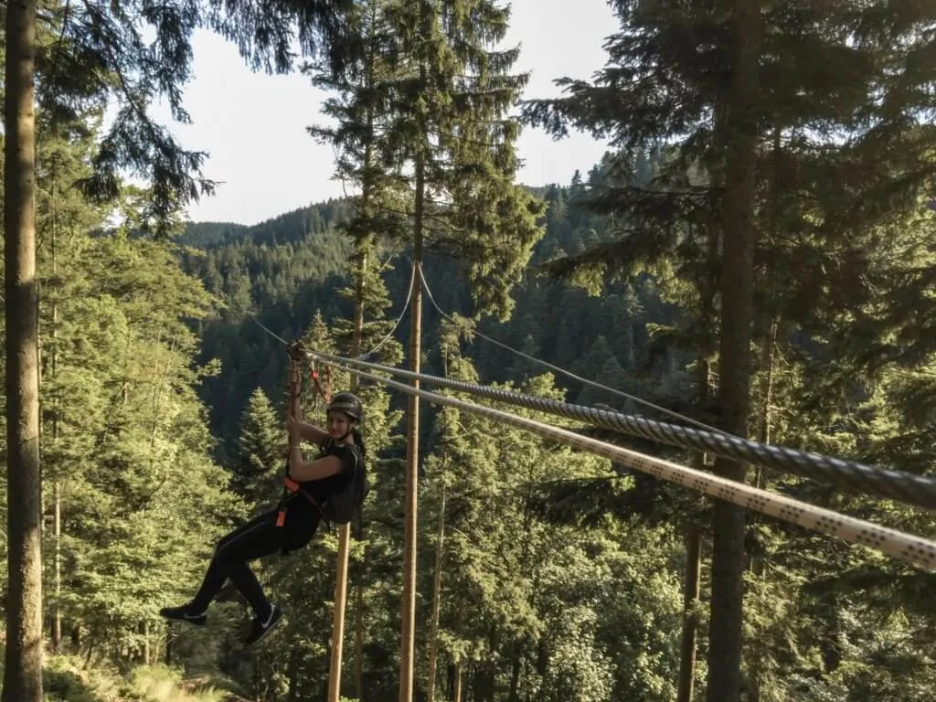 Hirschgrund Zipline Schwarzwald Tipps