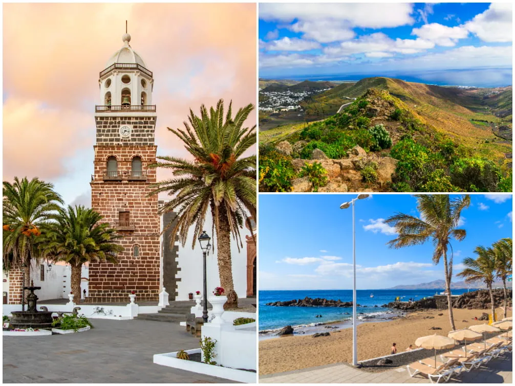 Historische Altstadt von Teguise auf Lanzarote mit typischen Gebäuden und Gassen